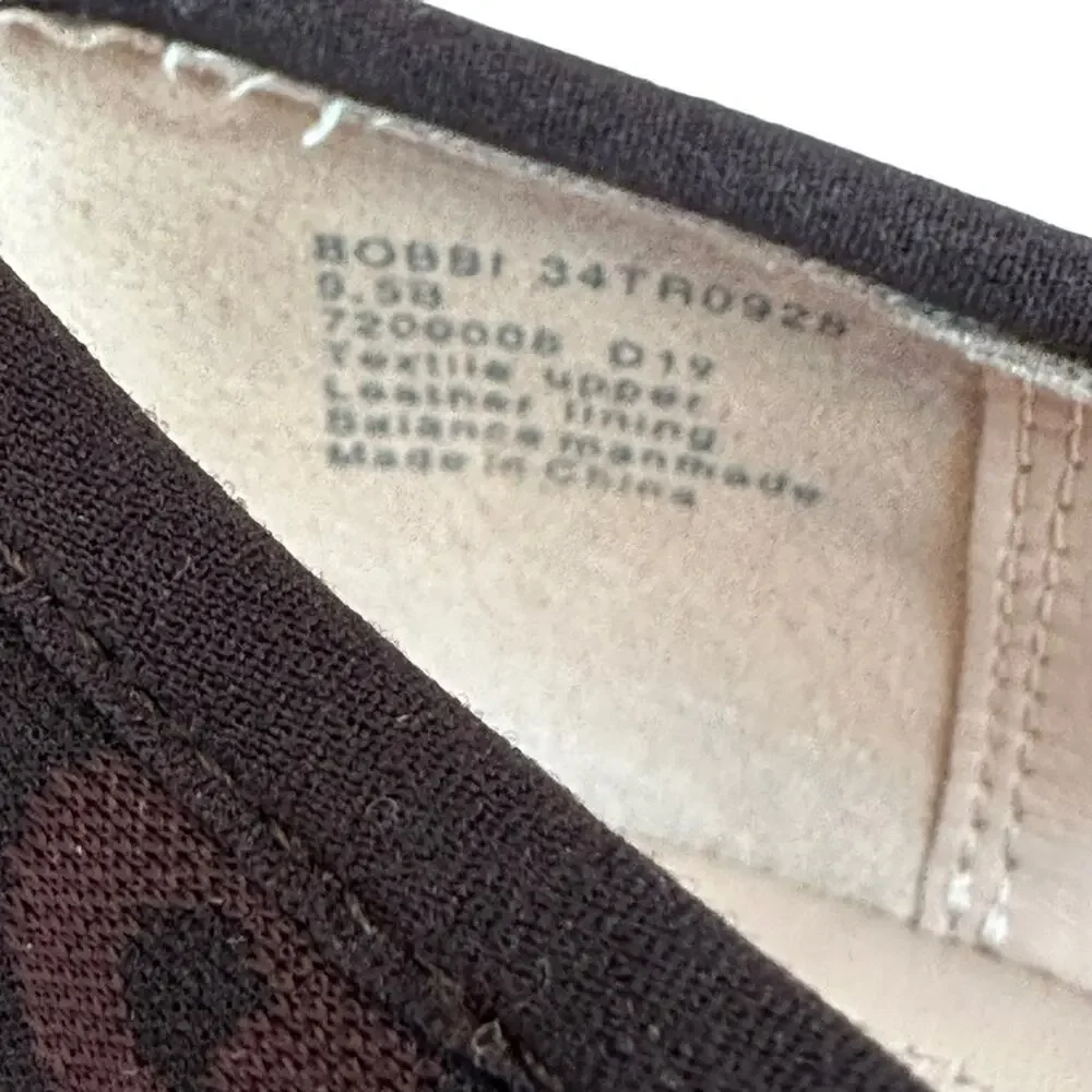 Taryn Rose | Size 9.5 Bobbi Flat in Mahogany Sporty Sneaker Flat Leopard comfy